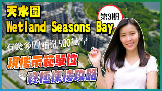 天水围Wetland Seasons Bay第3期｜终极拣楼、景观攻略