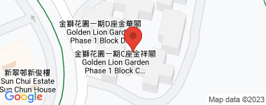 Golden Lion Garden Map