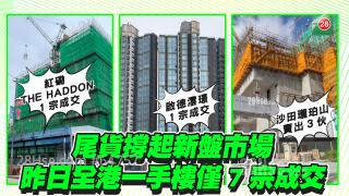 新盘市场靠货尾支撑 昨日全港一手楼仅录7宗成交