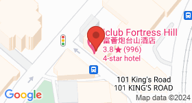 iclub Fortress Hill Hotel Map