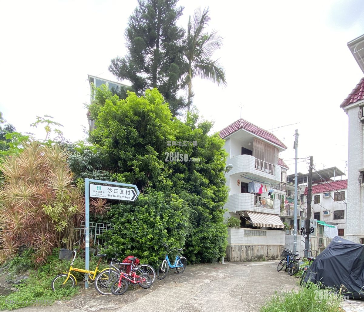 沙田围村 售盘 2 房 , 1 浴室 600 平方尺 ( 55.7 平方米 )