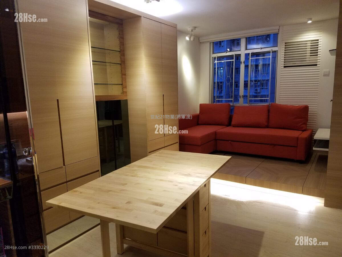 Kwong Ming Court Rental 2 Bedrooms , 1 Bathroom 433 ft² ( 40.2 m² )