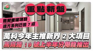 万科香港今年将推出新界2大住宅项目共1890伙  大埔马窝路19号上半年分阶段推出