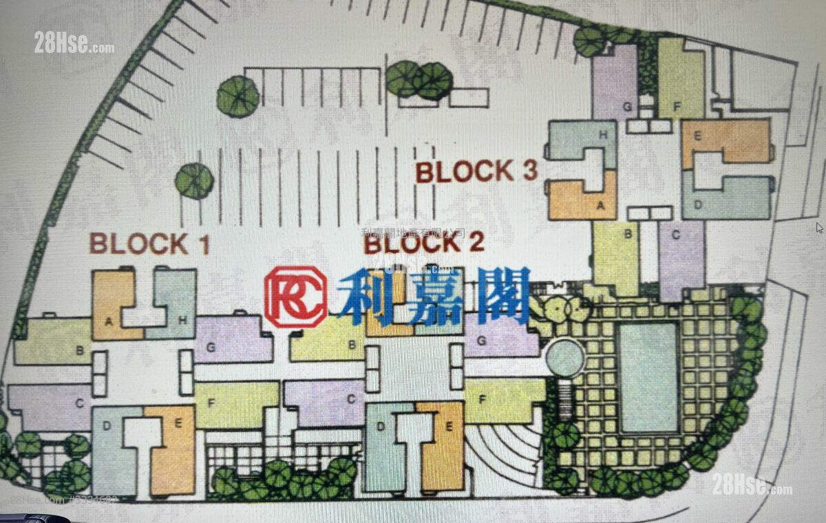 维也纳花园 售盘 3 房 677 平方尺 ( 62.9 平方米 )