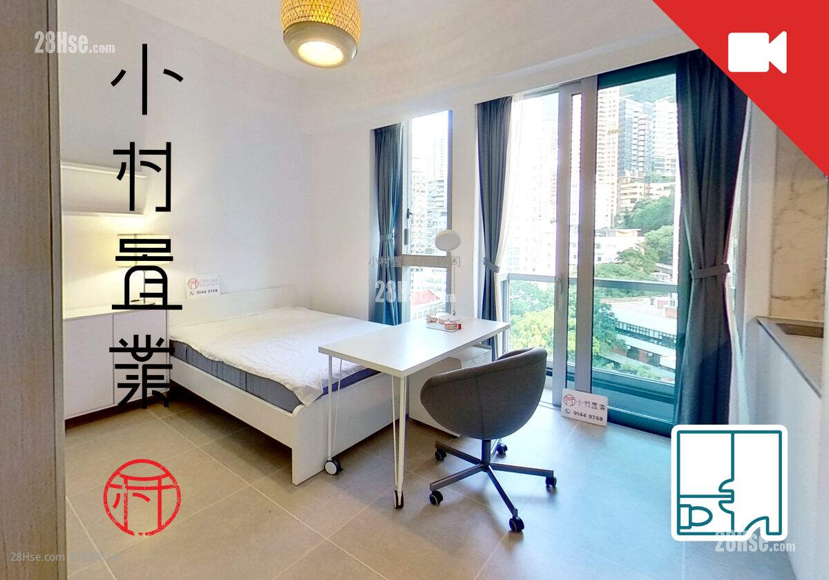 Resiglow Pokfulam 租盘 开放式间隔 , 1 浴室 256 平方尺 ( 23.8 平方米 )
