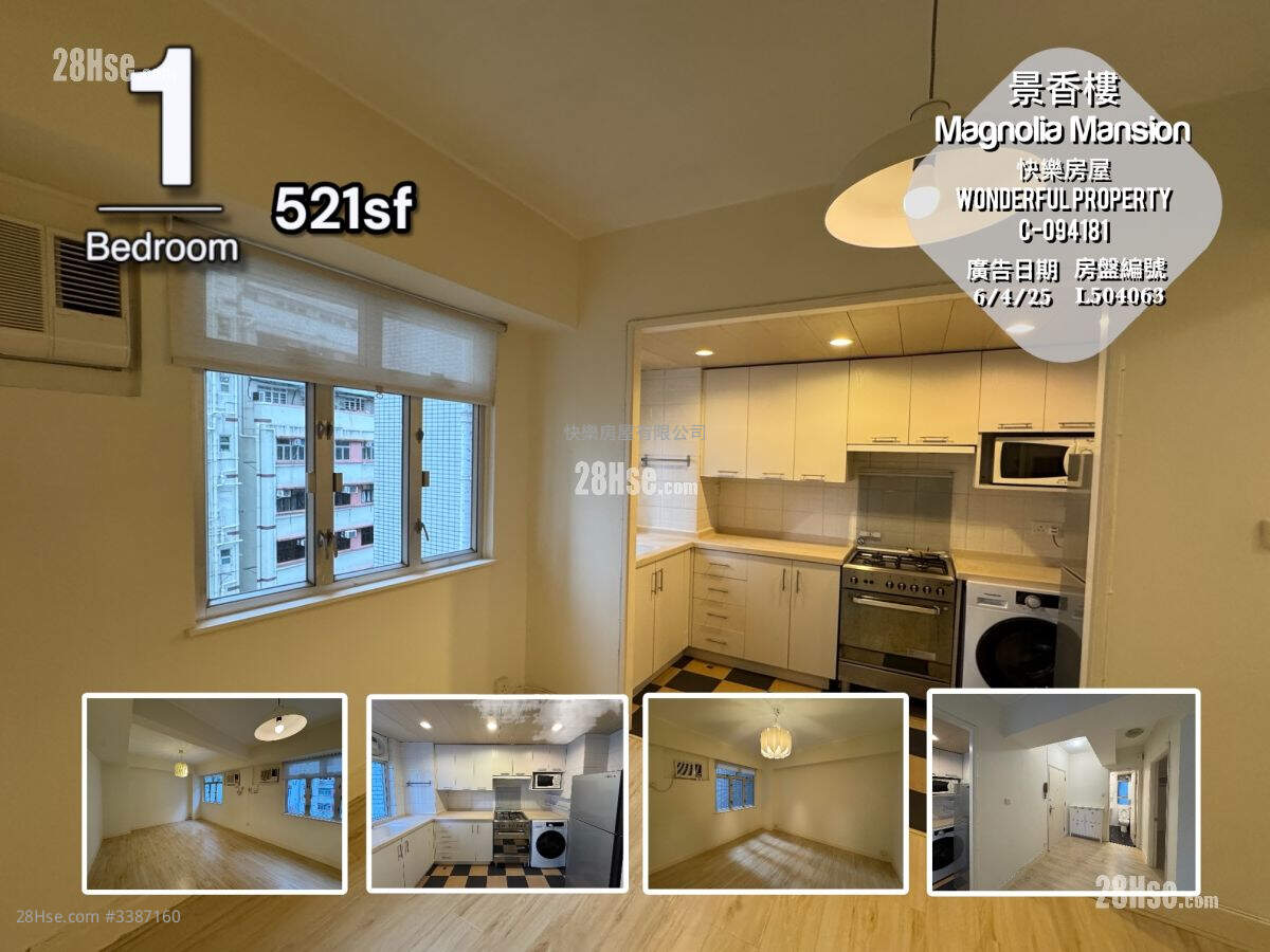 Magnolia Mansion Rental 1 Bedroom , 1 Bathroom 521 ft² ( 48.4 m² )