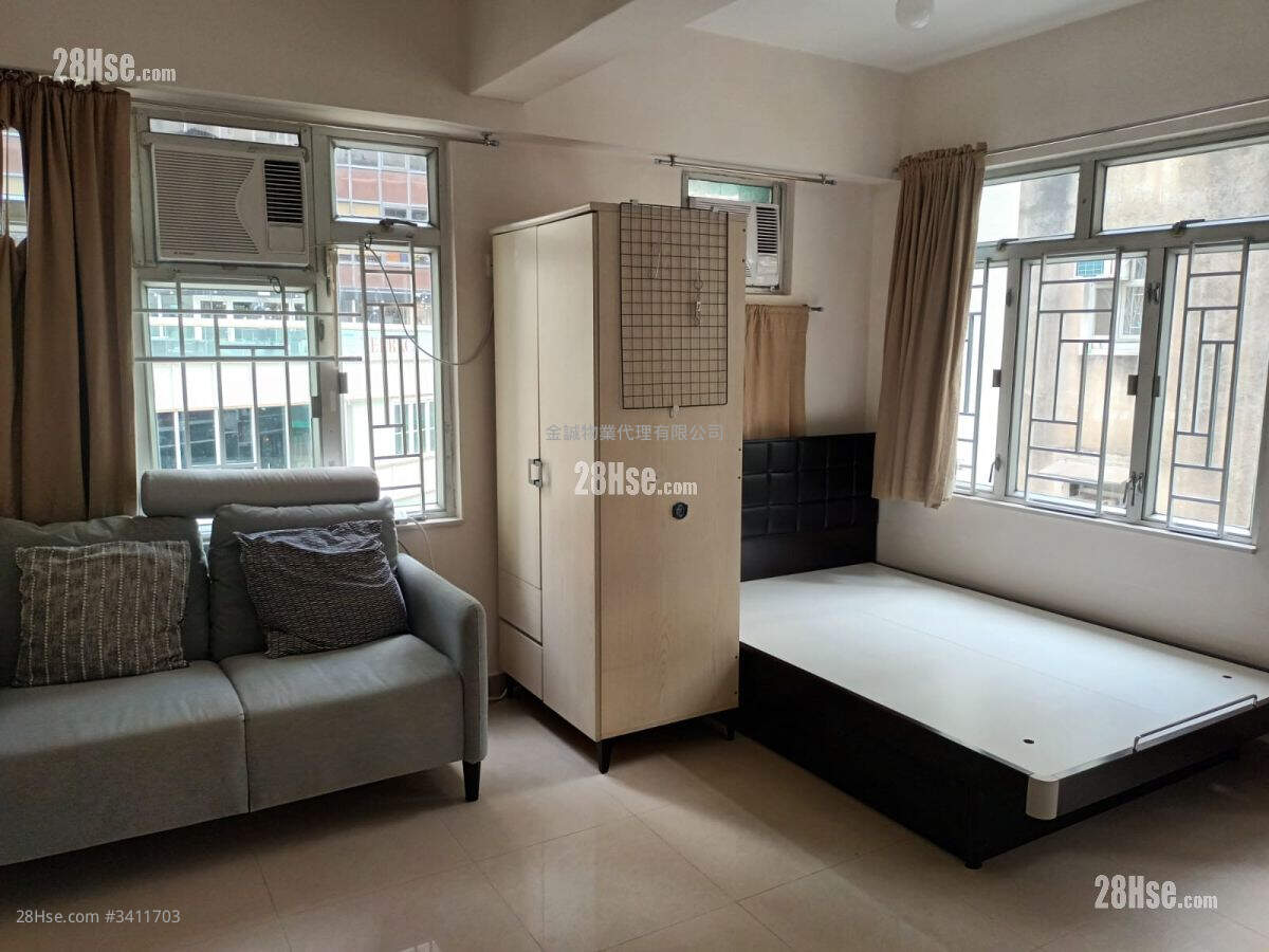 Kee On Building Rental Studio , 1 Bathroom 257 ft² ( 23.9 m² )