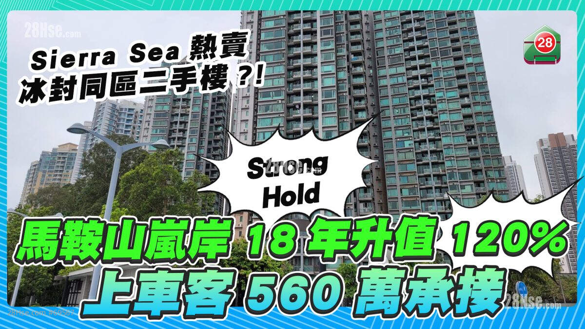 Strong Hold又赢｜马鞍山岚岸18年升值120% 上车客560万承接