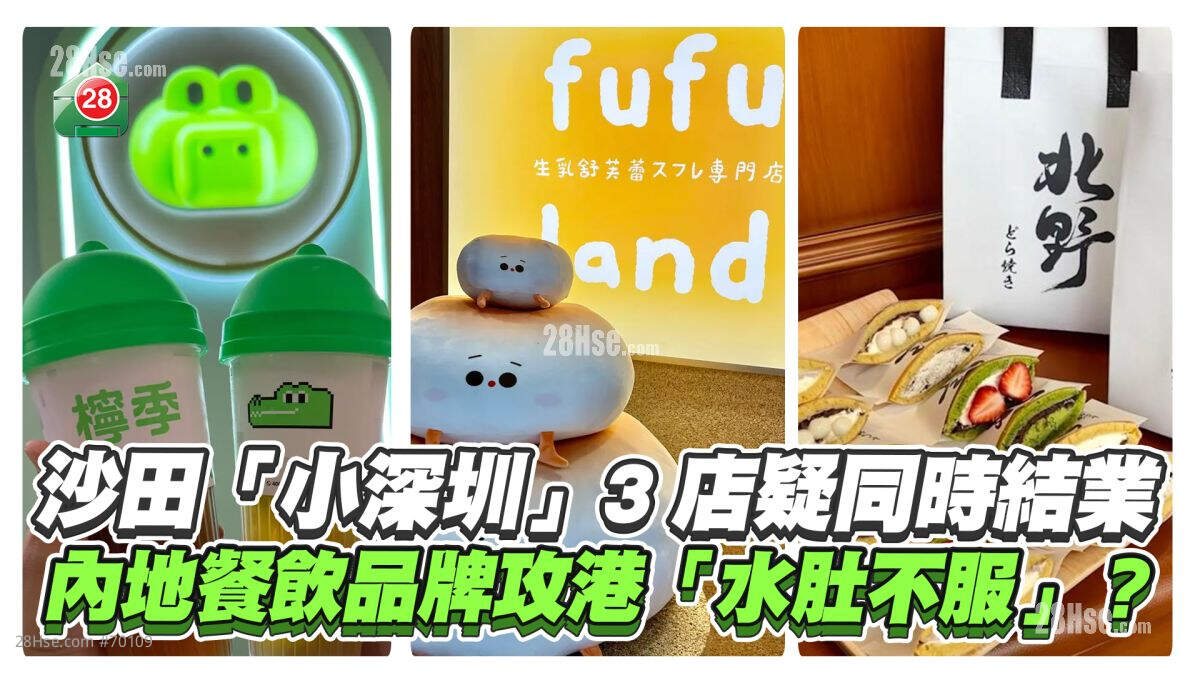 沙田「小深圳」3店齐执笠？内地餐饮品牌攻港「水肚不服」？
