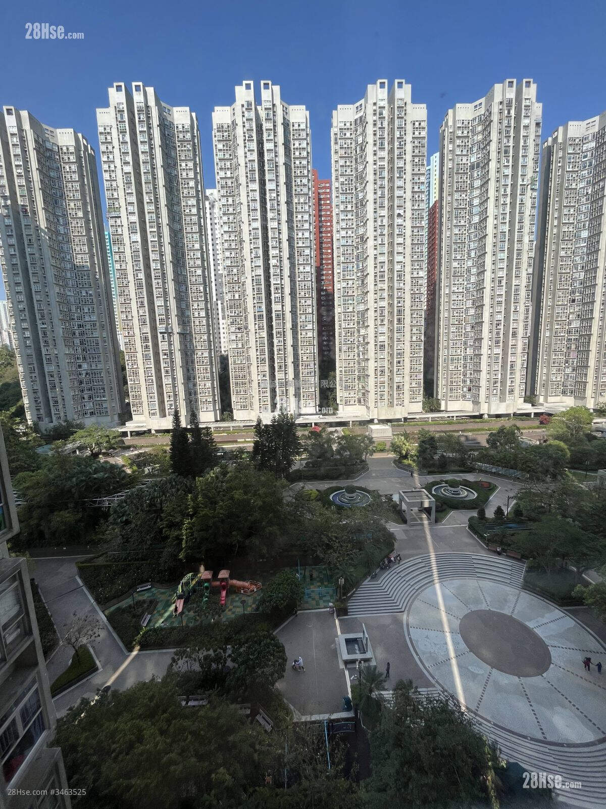 汇景花园 租盘 3 房 , 1 浴室 614 平方尺 ( 57.0 平方米 )