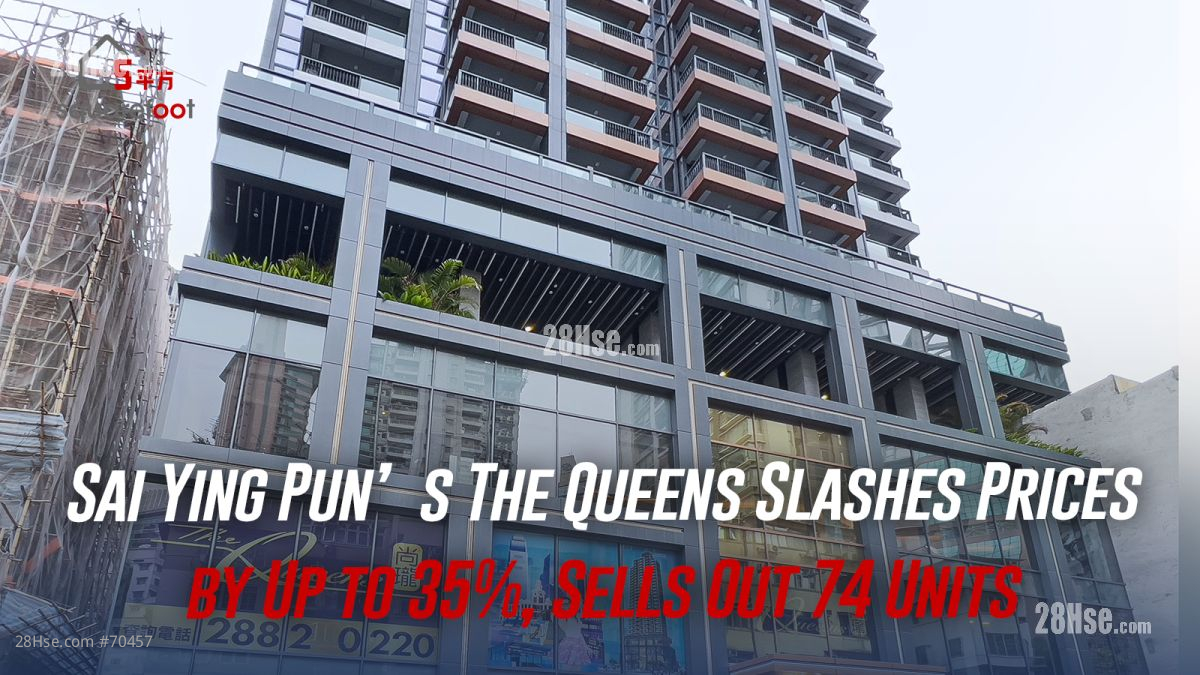 Sai Ying Pun’s The Queens Slashes Prices by Up to 35%, Sells Out 74 Units