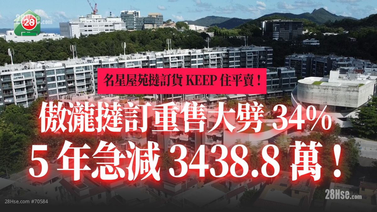 迟买唔止平几球｜傲泷挞订重售大劈34%  5年急减3438.8万！