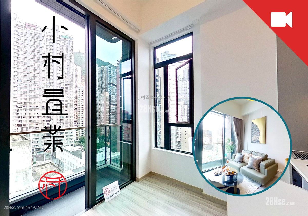 The Unit Soho 租盘 1 房 , 1 浴室 236 平方尺 ( 21.9 平方米 )