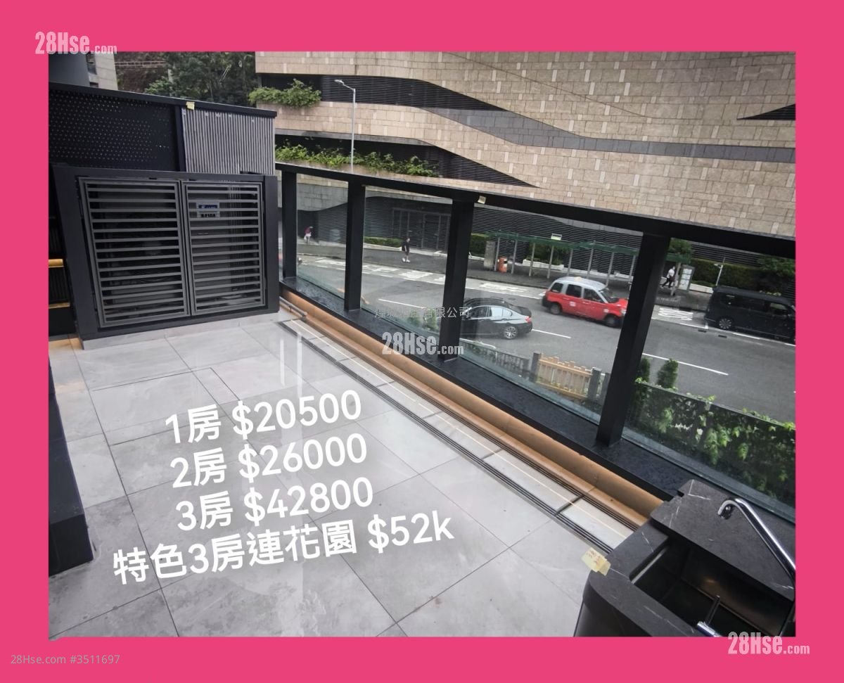 朗贤峯 租盘 1 房 , 1 浴室 340 平方尺 ( 31.6 平方米 )