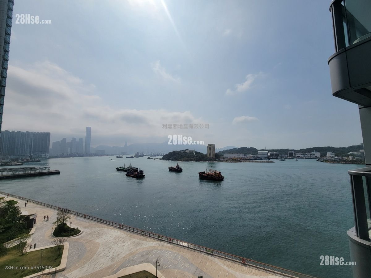 维港滙 租盘 3 房 , 2 浴室 966 平方尺 ( 89.7 平方米 )