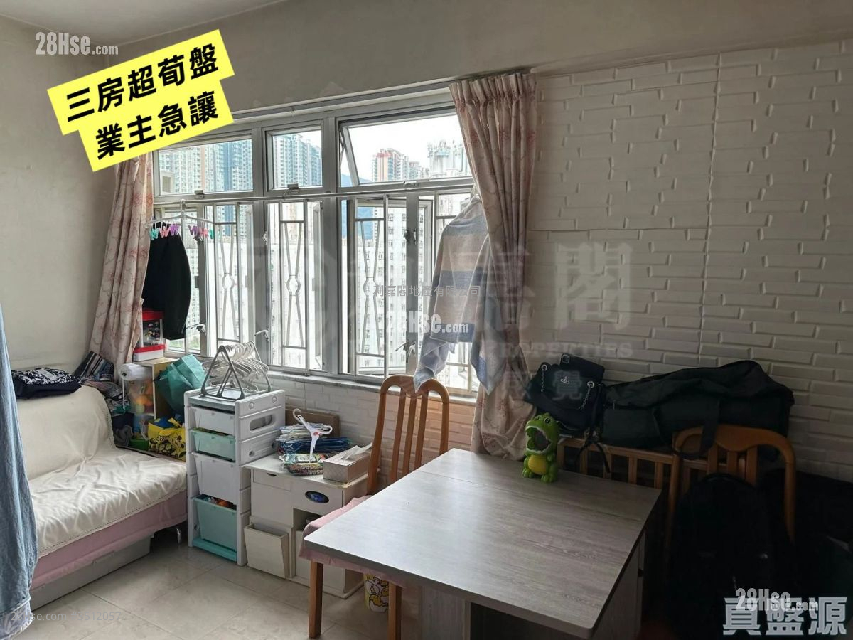 金辉花园 售盘 3 房 502 平方尺 ( 46.6 平方米 )