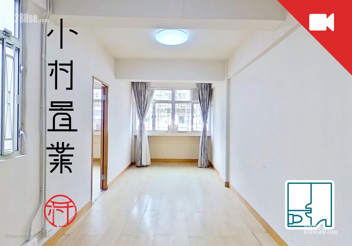 炮台街2-8号 租盘 1 房 , 1 浴室 410 平方尺 ( 38.1 平方米 )