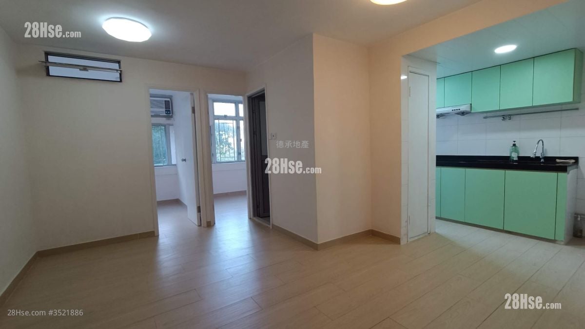 On Shing Court Rental 2 Bedrooms , 1 Bathroom 384 ft² ( 35.7 m² )