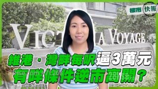 维港．湾畔每尺逼3万元 有咩条件逆市高开