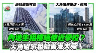 内地生租楼唔使近学校？大角咀尺租媲美港大旁！