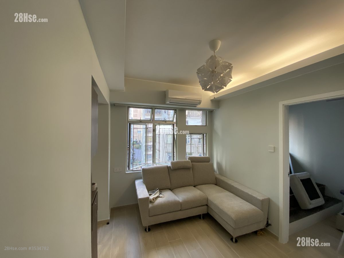 Cheong Wing Court Rental 2 Bedrooms , 1 Bathroom 340 ft² ( 31.6 m² )