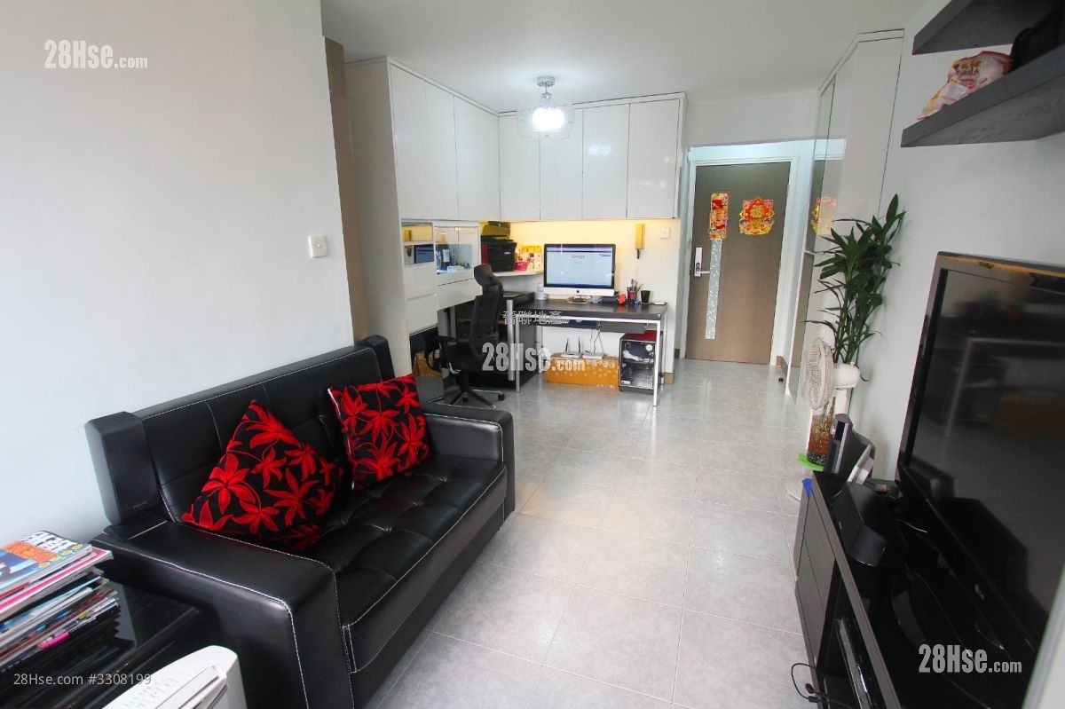 King Tin Court Rental 2 Bedrooms , 1 Bathroom 431 ft² ( 40.0 m² )