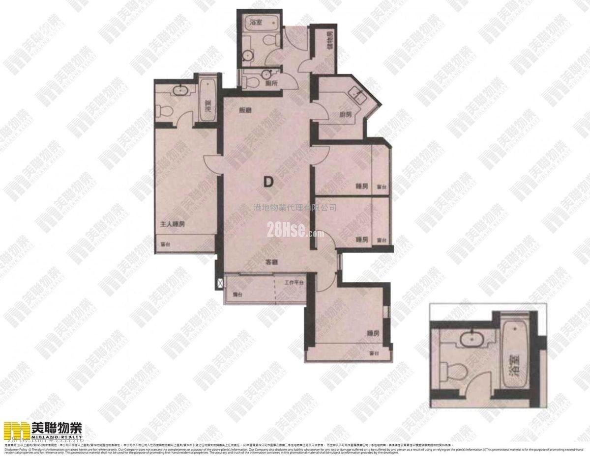 Le Prime Of Le Prestige Rental 4 Bedrooms , 2 Bathrooms 990 ft² ( 92.0 m² )