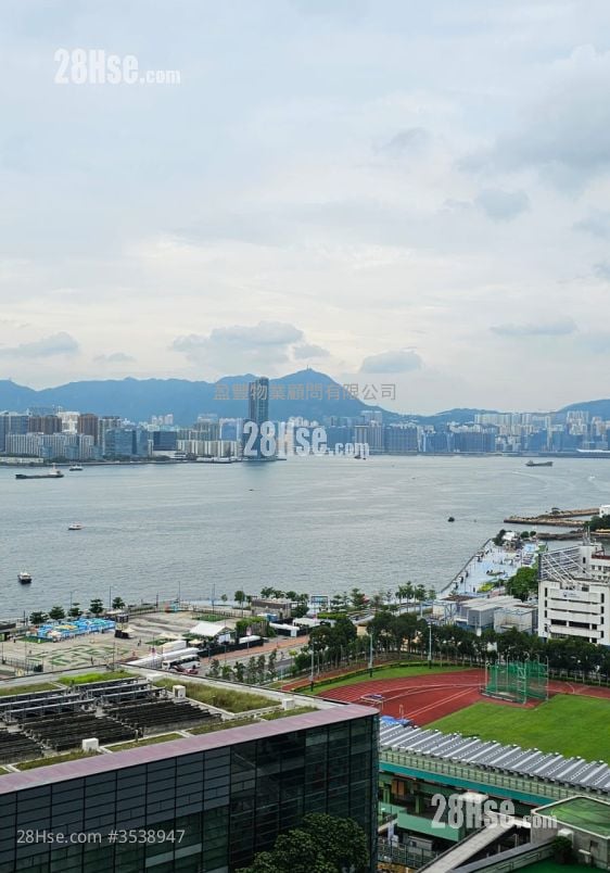 湾景中心大厦 租盘 1 房 , 1 浴室 357 平方尺 ( 33.2 平方米 )