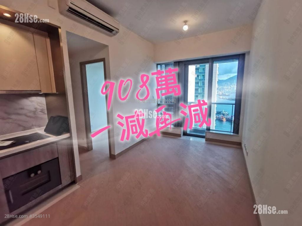 维港滙 售盘 2 房 448 平方尺 ( 41.6 平方米 )