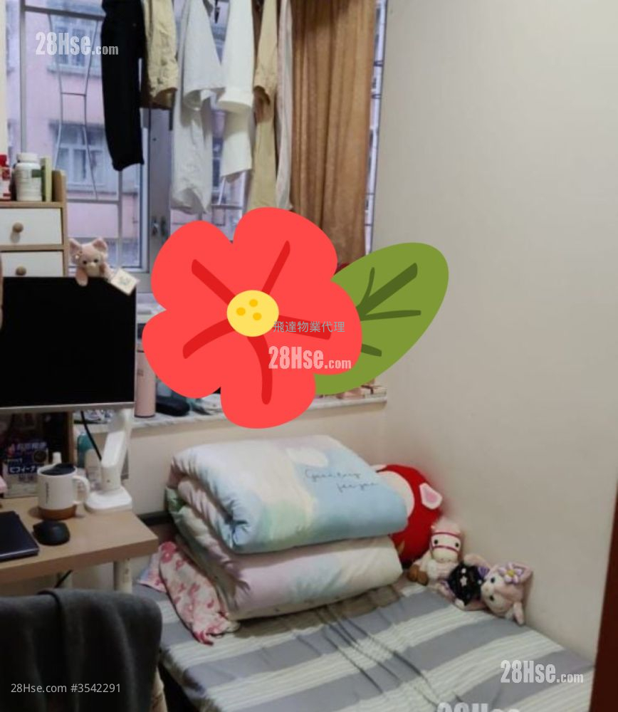 Wah Ming Centre Sell 2 Bedrooms , 1 Bathroom 278 ft² ( 25.8 m² )