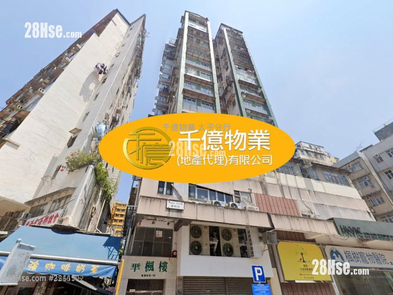 华枫楼 租盘 2 房 , 1 浴室 295 平方尺 ( 27.4 平方米 )