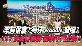  罕有供应｜湾仔woodis登场 167伙主打两房 最快下月上架