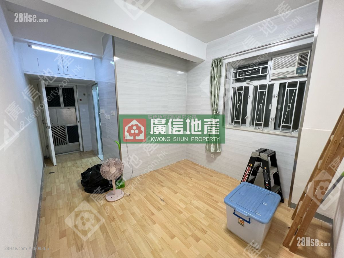 中原楼 租盘 2 房 , 1 浴室 403 平方尺 ( 37.4 平方米 )