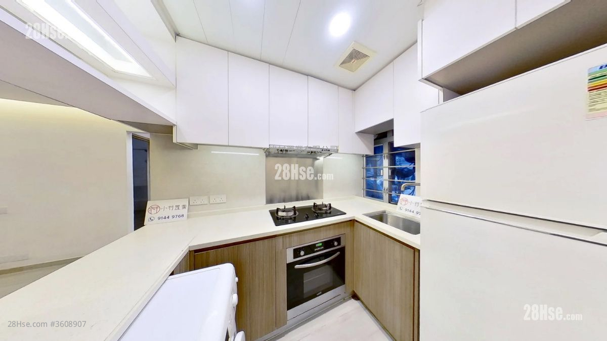 厨房: 坚威大厦 租盘 2 房 , 1 浴室 600 平方尺 ( 55.7 平方米 ) 厨房: 坚威大厦 租盘 2 房 , 1 浴室 600 平方尺 ( 55.7 平方米 )