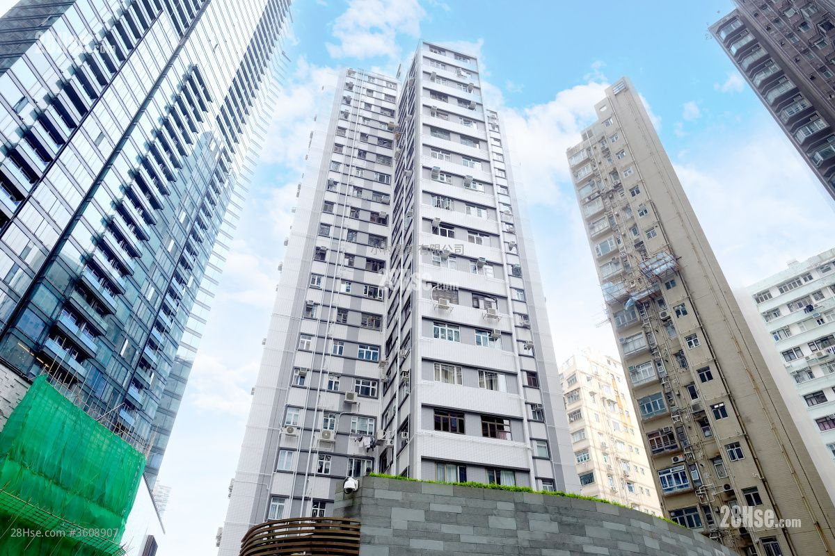 大厦外观: 坚威大厦 租盘 2 房 , 1 浴室 600 平方尺 ( 55.7 平方米 ) 大厦外观: 坚威大厦 租盘 2 房 , 1 浴室 600 平方尺 ( 55.7 平方米 )