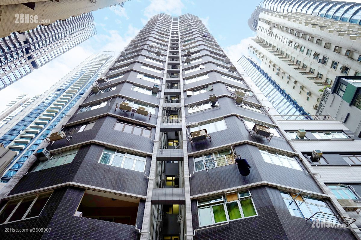 大厦外观: 坚威大厦 租盘 2 房 , 1 浴室 600 平方尺 ( 55.7 平方米 ) 大厦外观: 坚威大厦 租盘 2 房 , 1 浴室 600 平方尺 ( 55.7 平方米 )