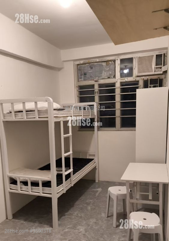 更新楼 租盘 1 房 , 1 浴室 80 平方尺 ( 7.4 平方米 )