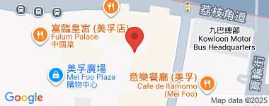 美孚新邨 百老汇街109-111号 A室 中层 物业地址