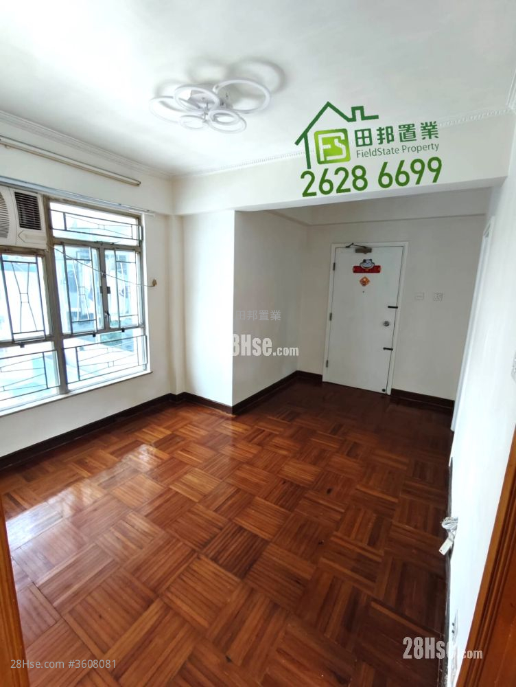 荃湾花园 租盘 2 房 , 1 浴室 376 平方尺 ( 34.9 平方米 )