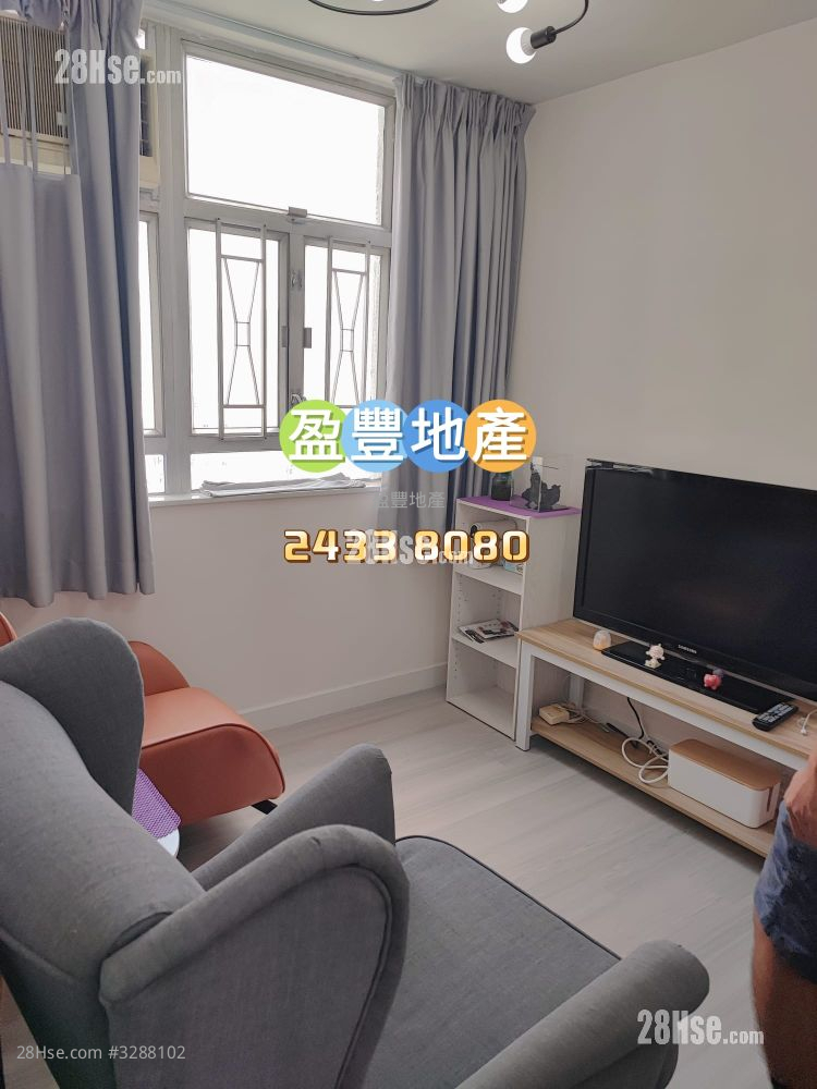 兆禧苑 租盘 2 房 , 1 浴室 363 平方尺 ( 33.7 平方米 )