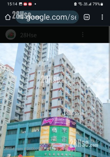 宇宙大厦 租盘 2 房 , 1 浴室 283 平方尺 ( 26.3 平方米 ) 宇宙大厦 租盘 2 房 , 1 浴室 283 平方尺 ( 26.3 平方米 )