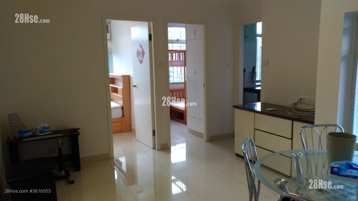 兆邦苑 租盘 2 房 , 1 浴室 375 平方尺 ( 34.8 平方米 )