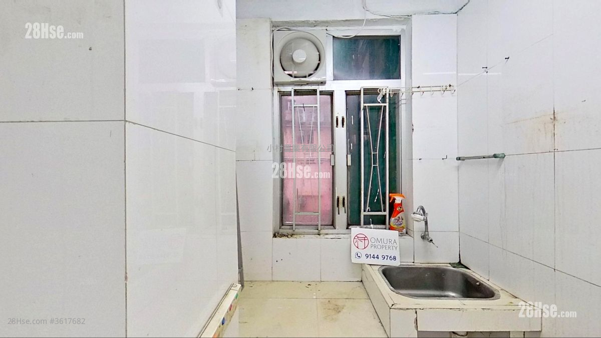 厨房: 欢乐楼 租盘 3 房 , 1 浴室 407 平方尺 ( 37.8 平方米 ) 厨房: 欢乐楼 租盘 3 房 , 1 浴室 407 平方尺 ( 37.8 平方米 )