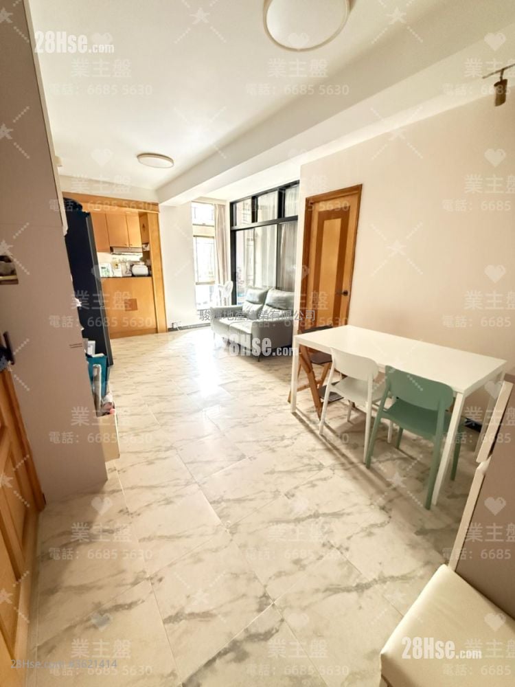 百美花园 租盘 2 房 , 1 浴室 445 平方尺 ( 41.3 平方米 )