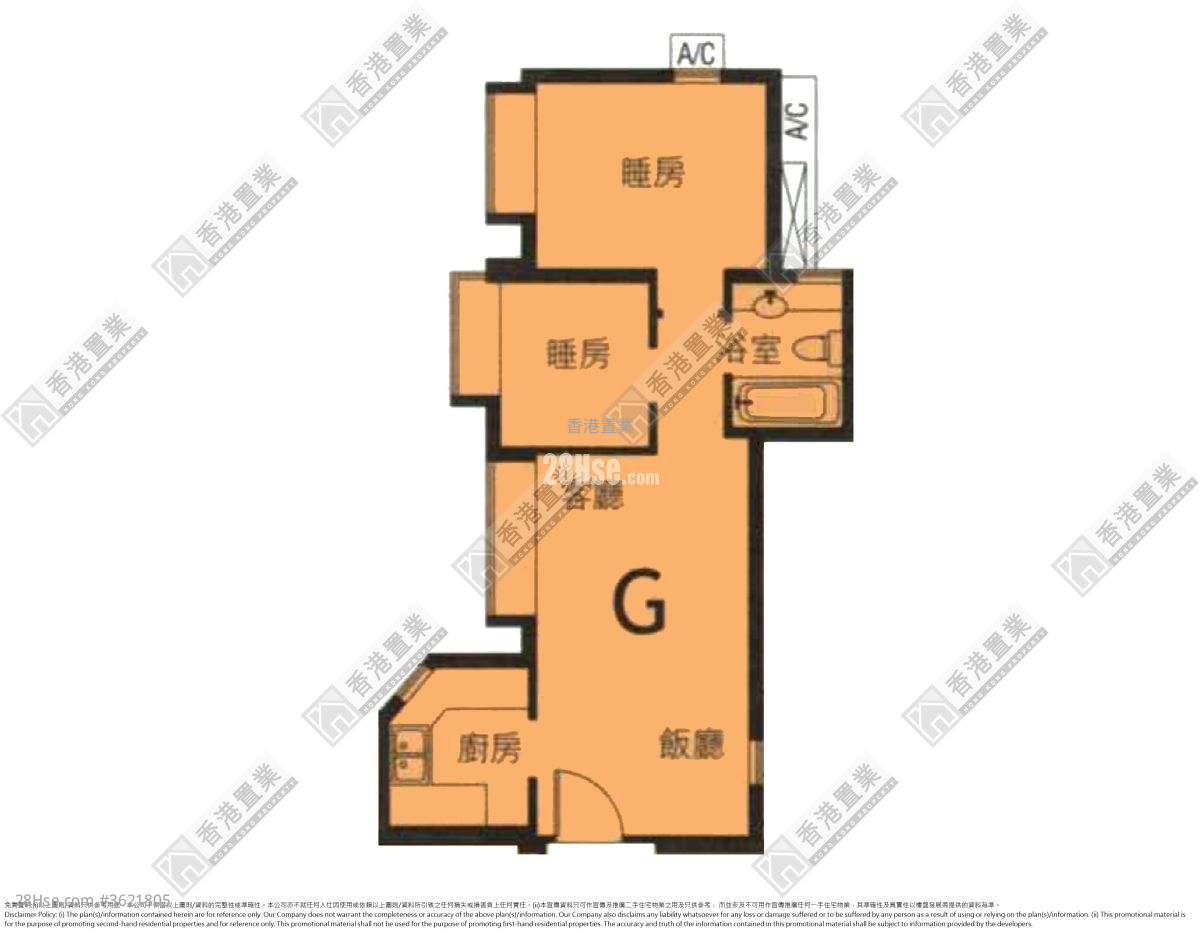 升悦居 售盘 2 房 , 1 浴室 522 平方尺 ( 48.5 平方米 ) 升悦居 售盘 2 房 , 1 浴室 522 平方尺 ( 48.5 平方米 )