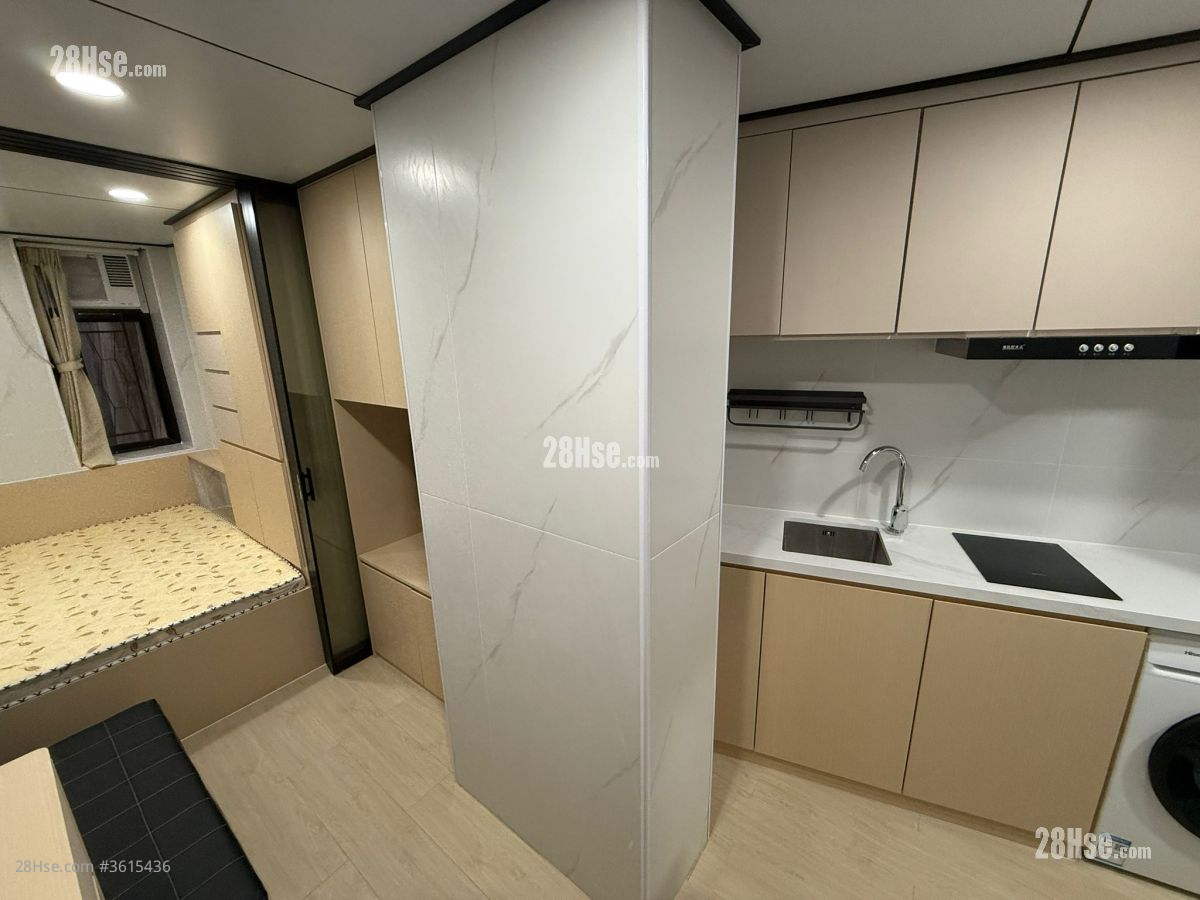 海景大厦 租盘 1 房 , 1 浴室 180 平方尺 ( 16.7 平方米 )