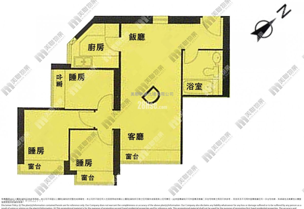 映湾园 售盘 3 房 609 平方尺 ( 56.6 平方米 ) 映湾园 售盘 3 房 609 平方尺 ( 56.6 平方米 )