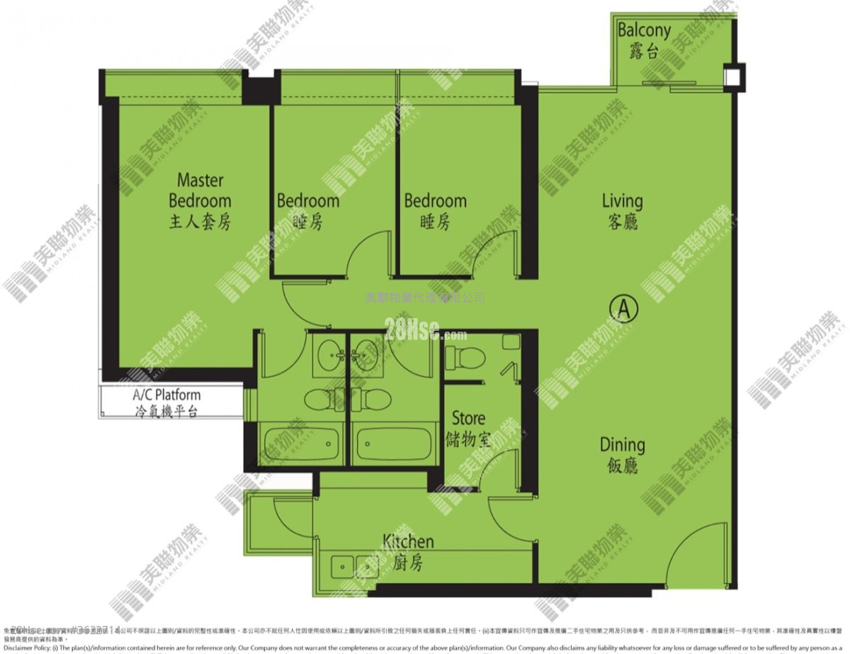 升荟 售盘 3 房 1,033 平方尺 ( 96.0 平方米 ) 升荟 售盘 3 房 1,033 平方尺 ( 96.0 平方米 )