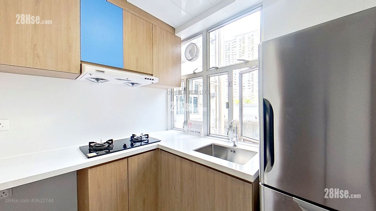 厨房: 利恒阁 租盘 2 房 , 1 浴室 558 平方尺 ( 51.8 平方米 ) 厨房: 利恒阁 租盘 2 房 , 1 浴室 558 平方尺 ( 51.8 平方米 )