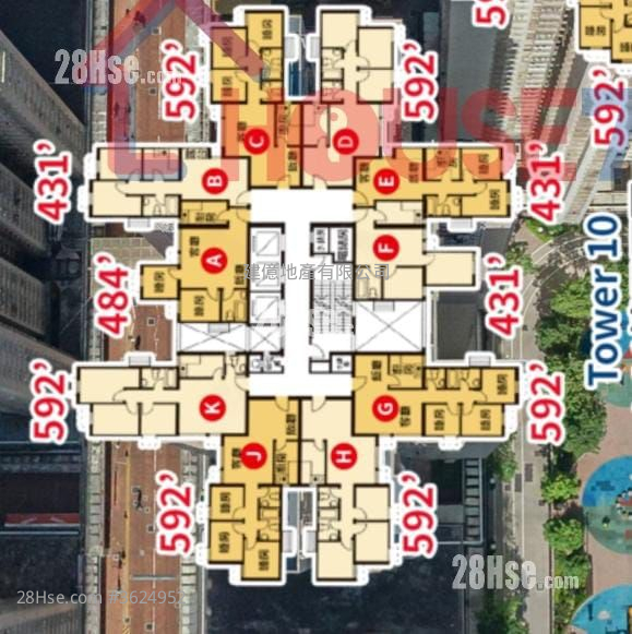 龙门居 售盘 431 平方尺 ( 40.0 平方米 ) 龙门居 售盘 431 平方尺 ( 40.0 平方米 )